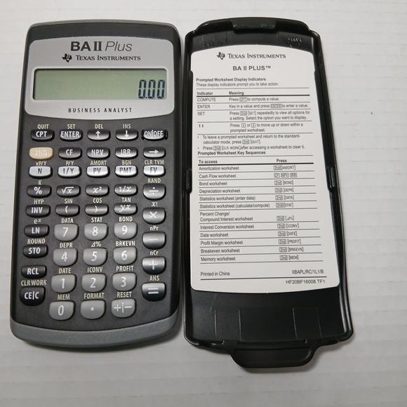 Texas Instruments BA II Plus Business Analyst Financial Calculator - Picture 2 of 4